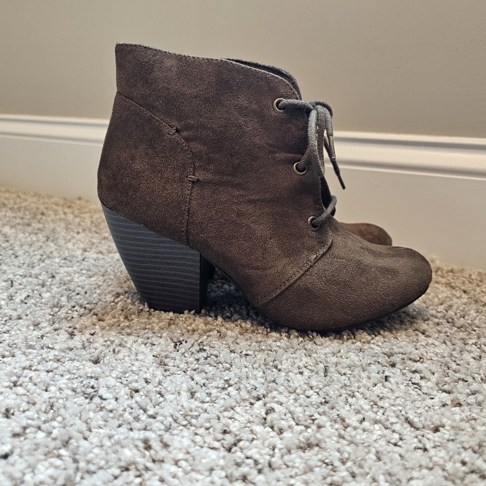 Brown Suede Boots